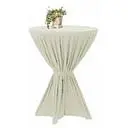 Housse mange debout écru avec Noeud