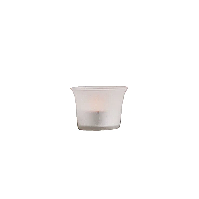 Photophore opaque H 4,5cm Ø 6cm